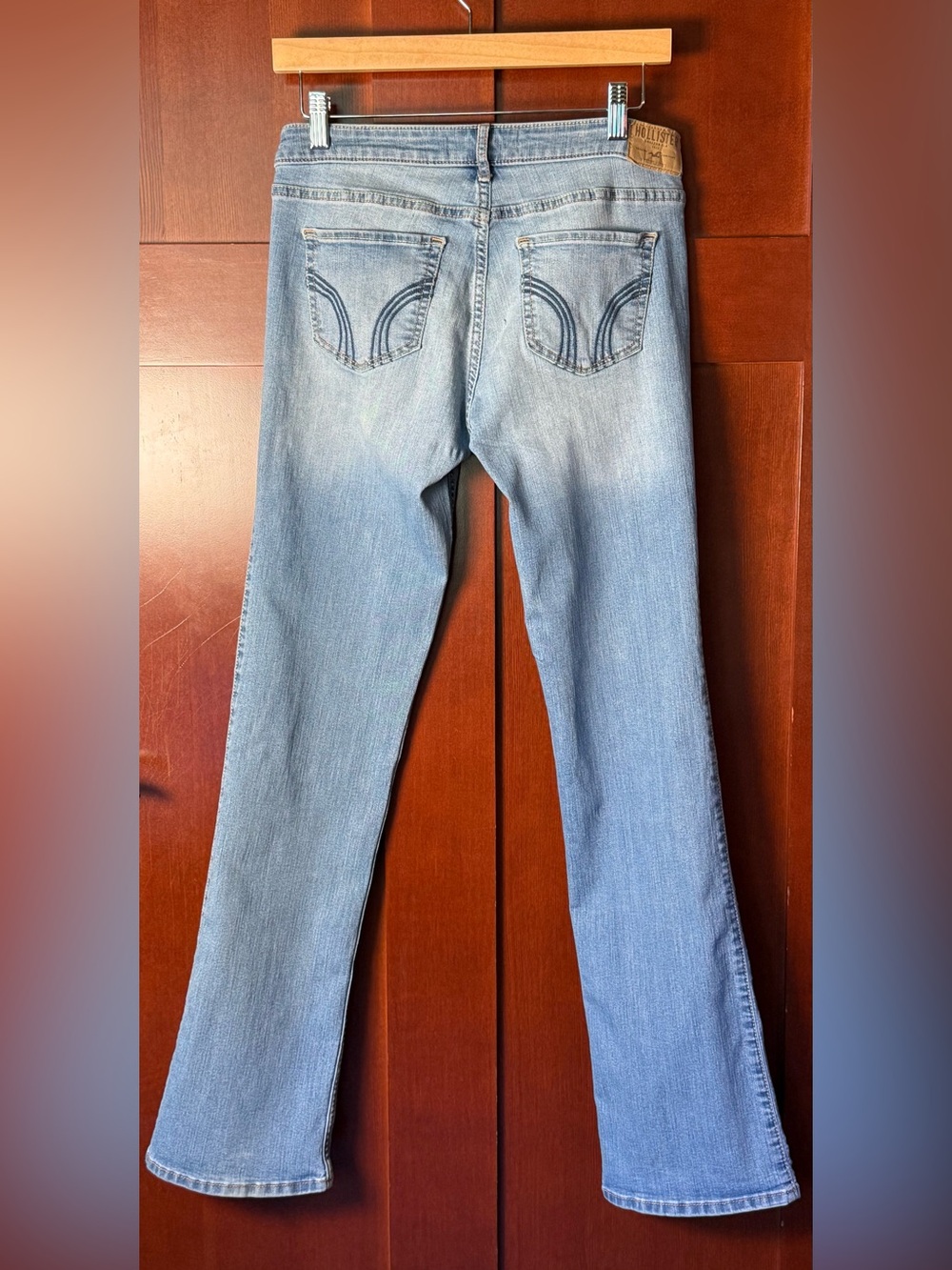 Hollister Y2K Low Rise Bootcut Light Wash Jeans Size W28 X L33 - Picture 9 of 9